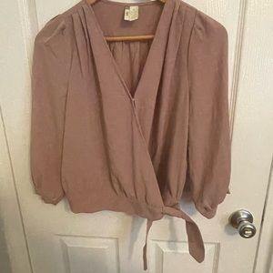 Baby pink blouse size S